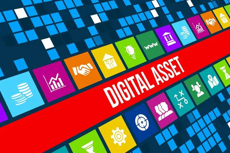 Various apps representing a company's digital assets
