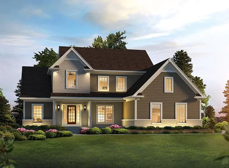 A home with a well manicured lawn left to an heir